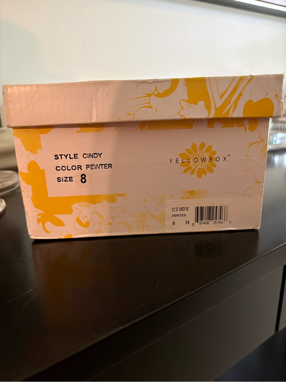 Women’s Yellow Box Cindy Wedge Sandals in Pewter - 8 - Picture 2 of 8